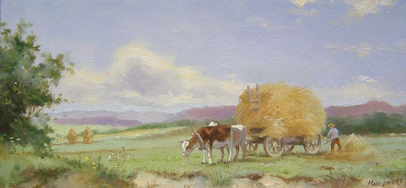 Marc Lamers - Bringing in the Hay - 13 x 21